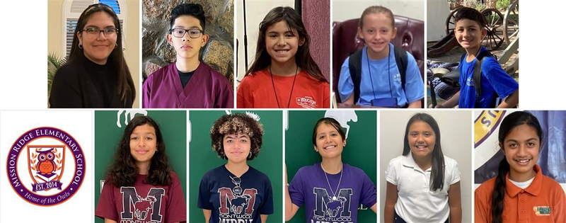 Eleven students that represented SISD at camp