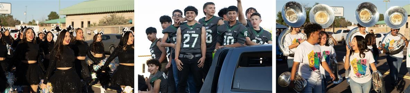 Montwood High School homecoming parade