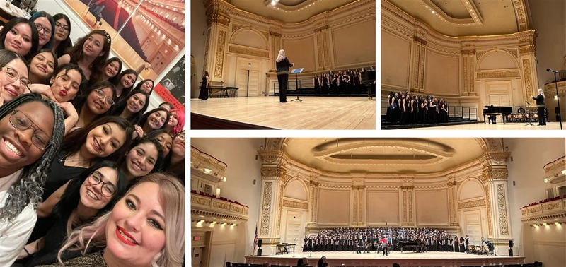 Americas choir performing at Carnegie Hal