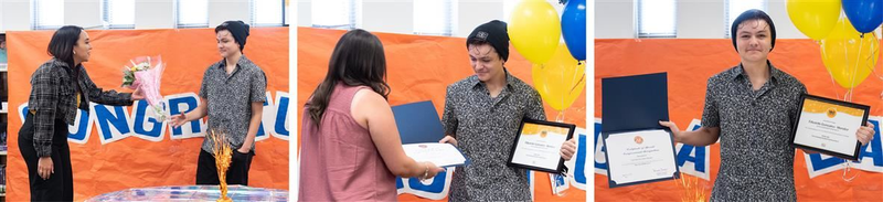 Eduardo Gonzalez-Mendez receiving award