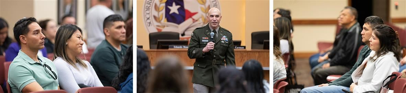 Community attending SISD military conference